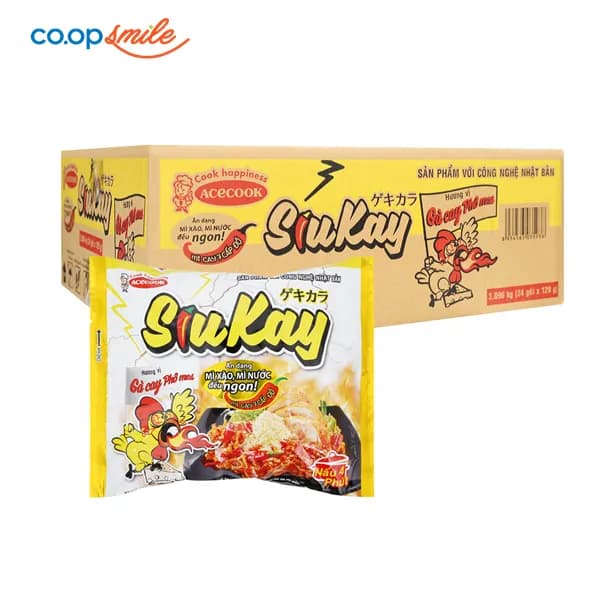 Mì Siu cay vị phô mai(1 thùng)