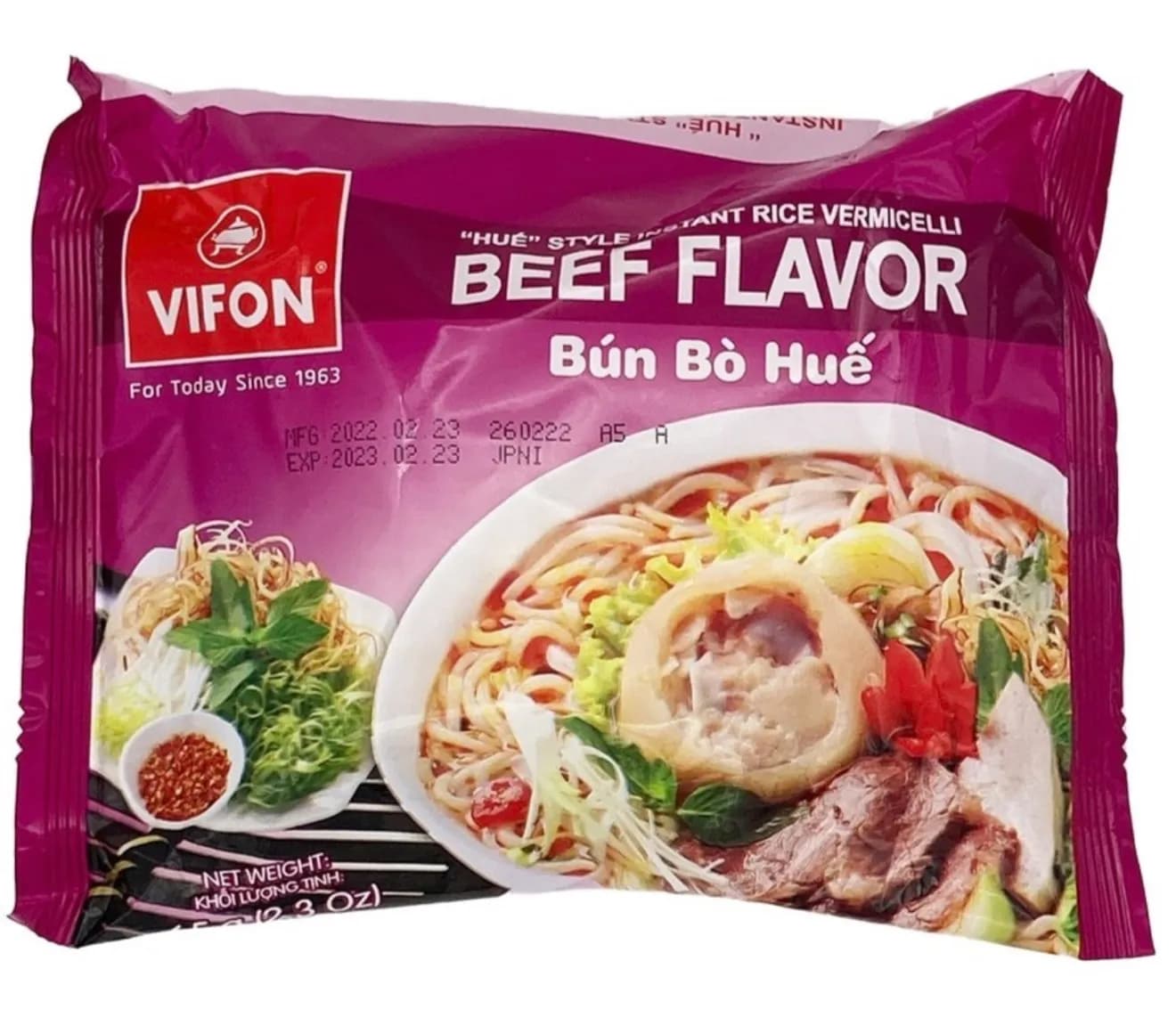 Bún bò Huế vì gọn gói