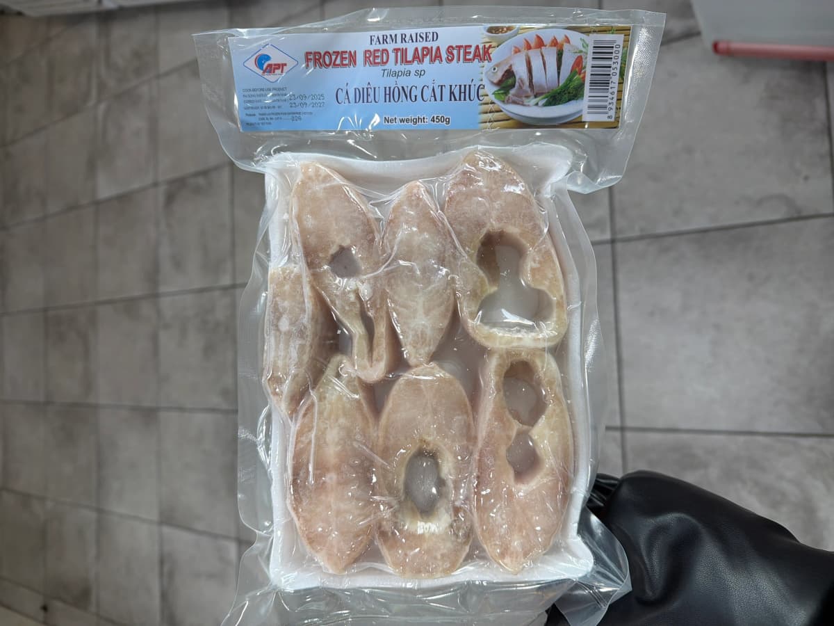 Cá diêu Hồng cắt khúc