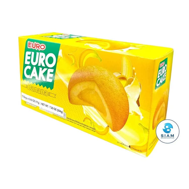 Bánh bông lan Euro hương chuối