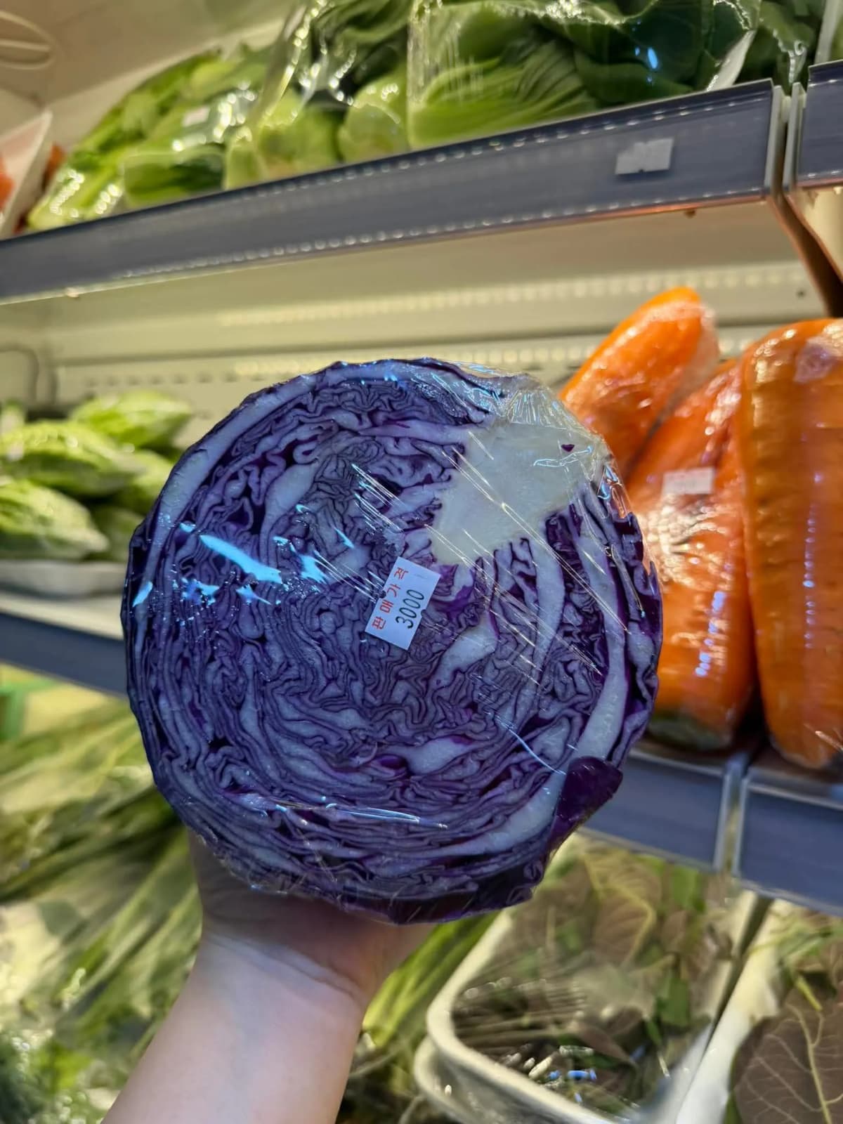 Bắp cải tím(1/2 quả)