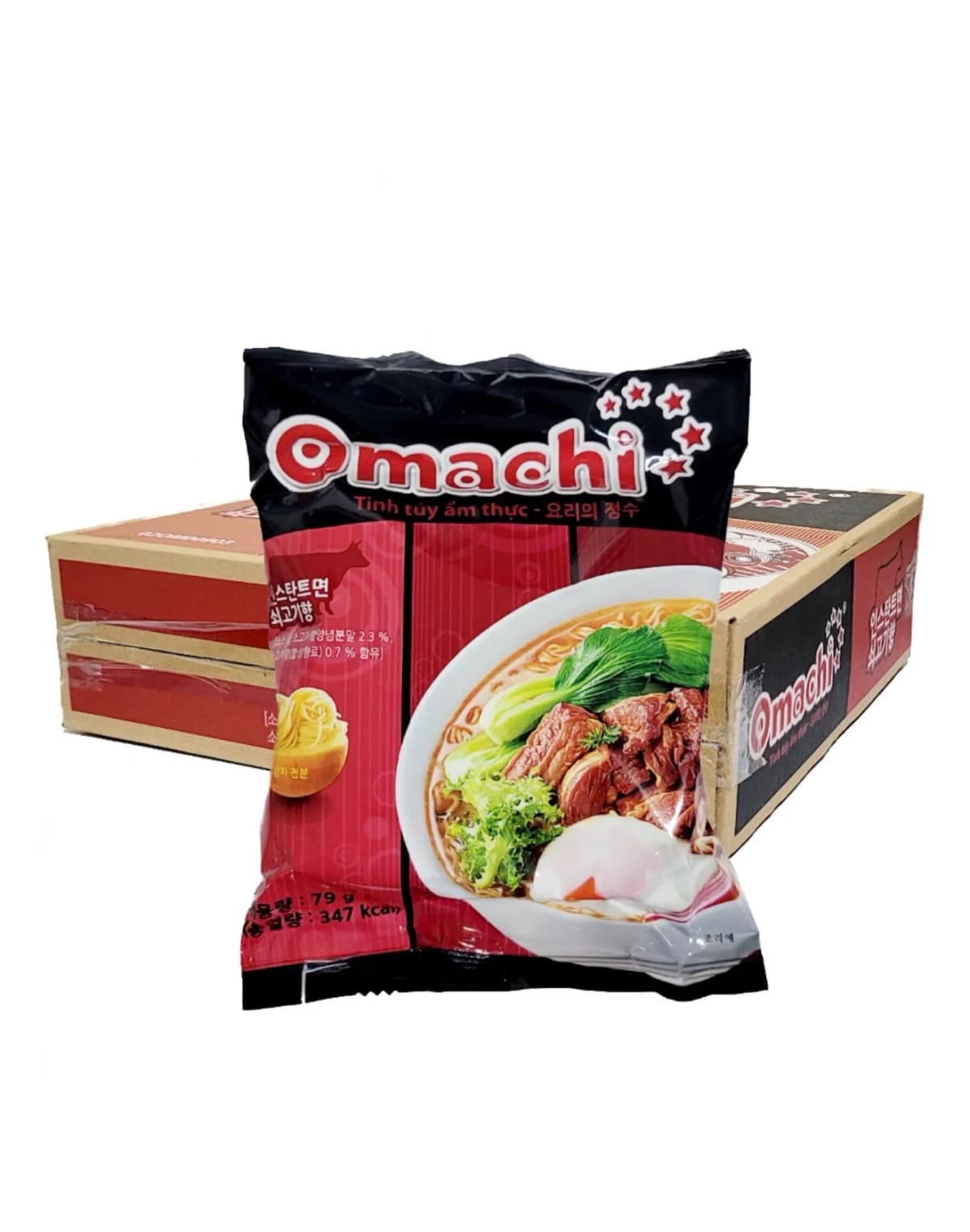 Mì Omachi bò hầm(1 thùng 30 gói)